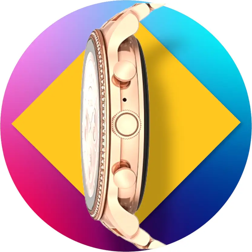 Generation 9 Gold Smartwatch  (Gold Strap, 44mm)
