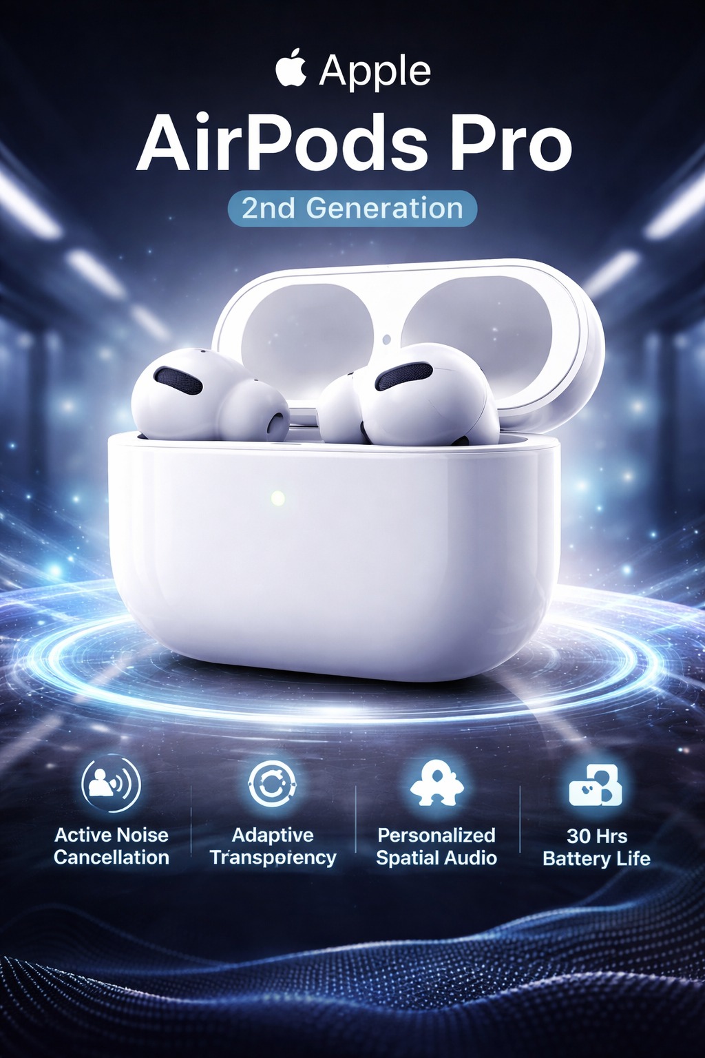 Apple AirPods (2nd Generation) – Wireless Earbuds with Seamless Apple Connectivity