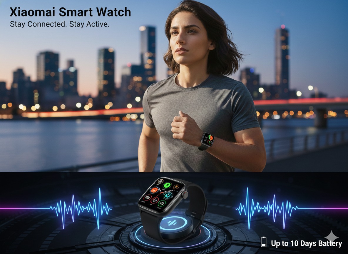 Xiaomi Smart Watch – Stylish Design with Fitness & Health Tracking