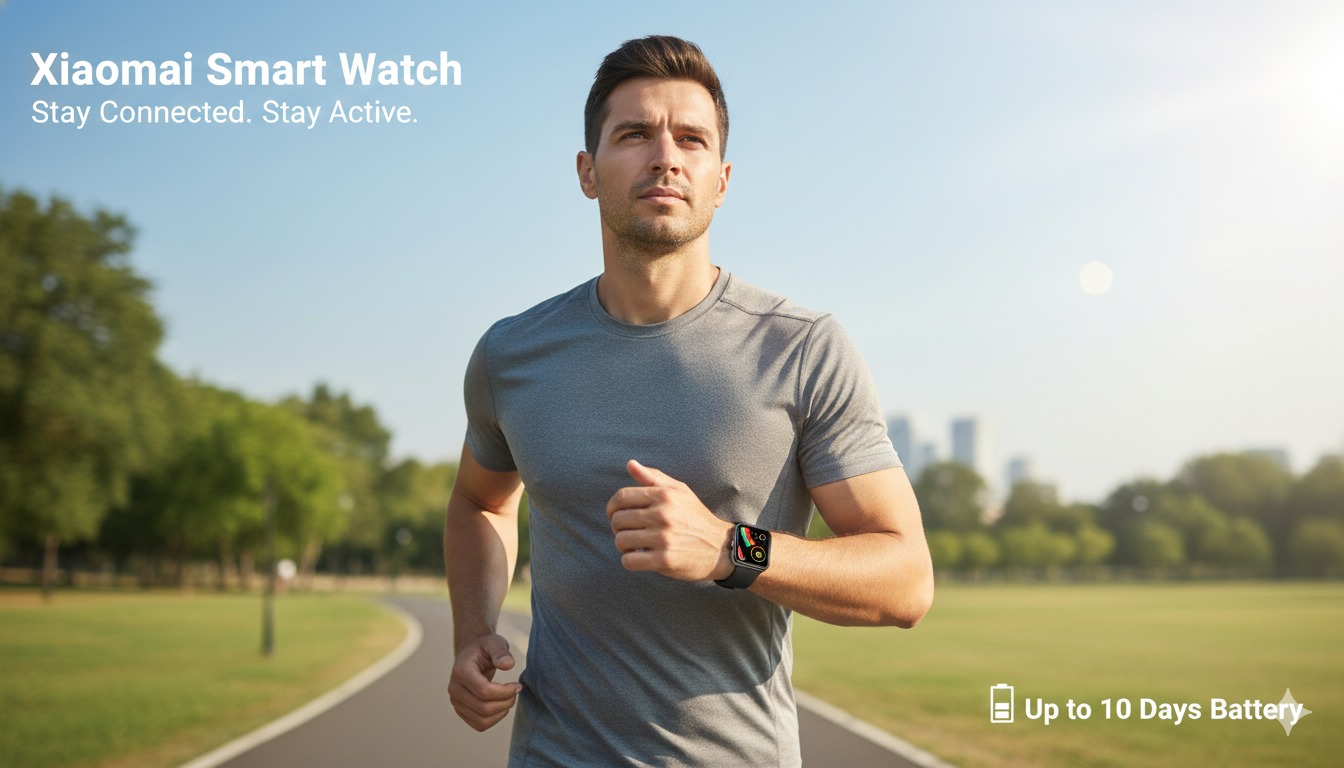 Xiaomi Smart Watch – Stylish Design with Fitness & Health Tracking