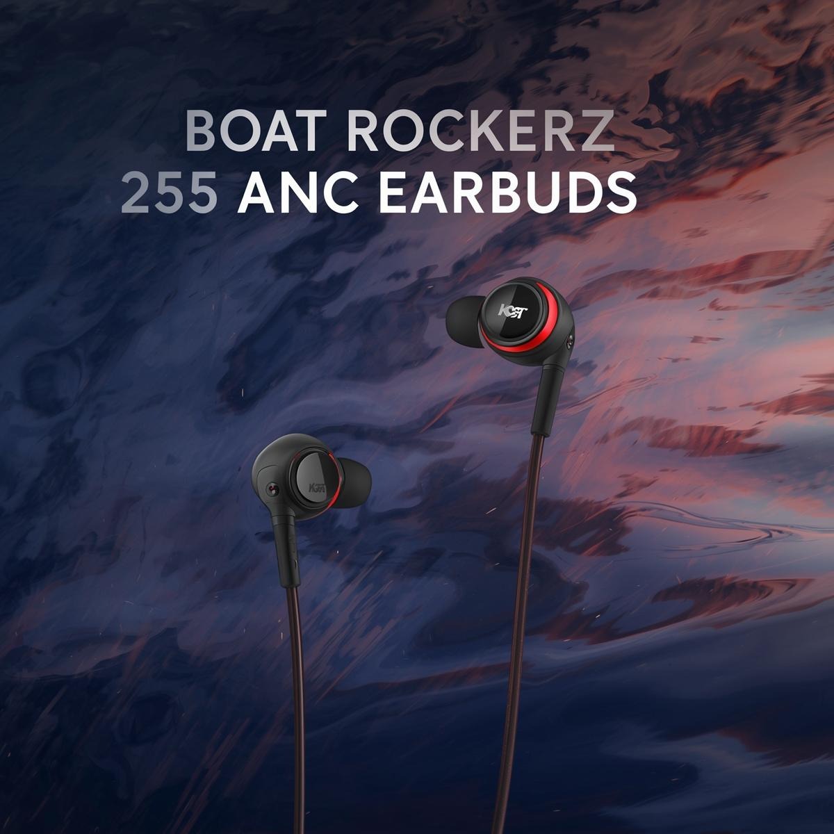boAt Rockerz 255 ANC – Wireless Neckband with Active Noise Cancellation