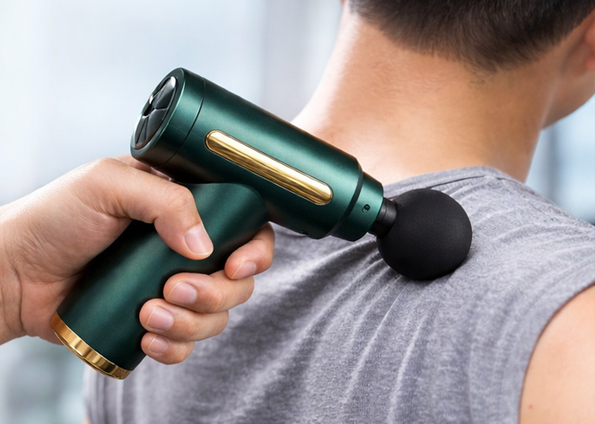 Portable Deep Tissue Massage Gun | Handheld Muscle Relaxer with Powerful Vibration
