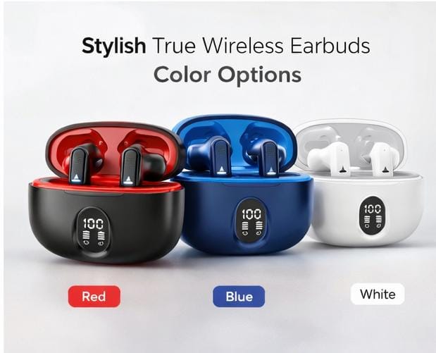 boAt Airdopes Wireless Earbuds | High Bass Sound | Bluetooth Earphones with Charging Case