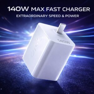 Vivo Fast Charging Mobile Charger 140W | Original Compatible Adapter with USB Cable